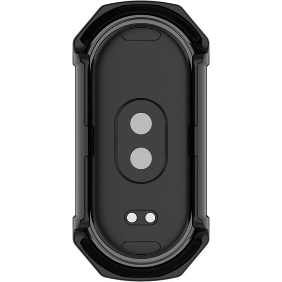 2w1 Etui + Szkło Hartowane do Xiaomi Smart Mi Band 8 / Xiaomi Smart Mi Band 9, Czarne