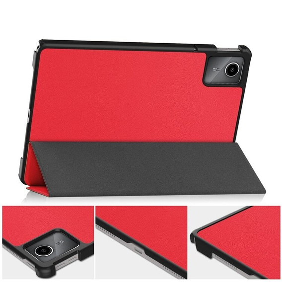 Etui do Lenovo Tab M11, Smartcase, czerwone