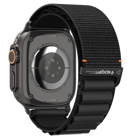 Pasek Spigen WBF1 Band do Apple Watch 8/9/10/11/SE/Ultra 1/2 (44/45/46/49 mm) – Black