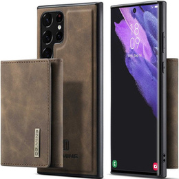 Etui do Samsung Galaxy S23 Ultra, DG.MING 2in1, brązowe