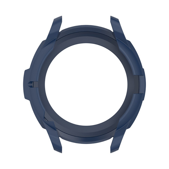 Etui z nakładką bezel ring do Samsung Galaxy Watch4 Classic 46mm, Granatowe
