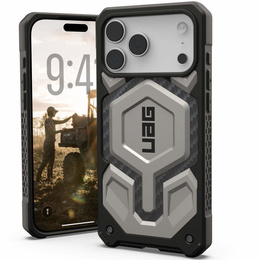 Etui Urban Armor Gear do iPhone 17 Pro Max, Monarch Pro Kevlar MagSafe, Titanium
