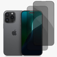 2x Szkło Prywatyzujące do iPhone 17 Pro / 17 / 16 Pro, ERBORD Anti-Spy Hartowane