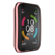 2w1 Etui z osłoną na ekran do Huawei Band 6/7, Różowe