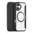 Etui z klapką Dux Ducis do iPhone 17, Skin X Pro, do MagSafe, czarne