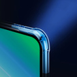 Etui do Huawei Nova 10 4G z blaszką magnetyczną Fusion, Przezroczyste / Czarne