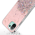 Etui do Xiaomi Mi 11 Lite / Mi 11 Lite 5G / 11 Lite 5G NE, Glittery, różowe