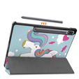 Etui do Samsung Galaxy Tab S9 Plus, Smartcase, unicorn