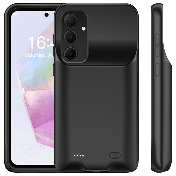 Etui z Baterią 10000mAh do Samsung Galaxy A55 5G, czarne