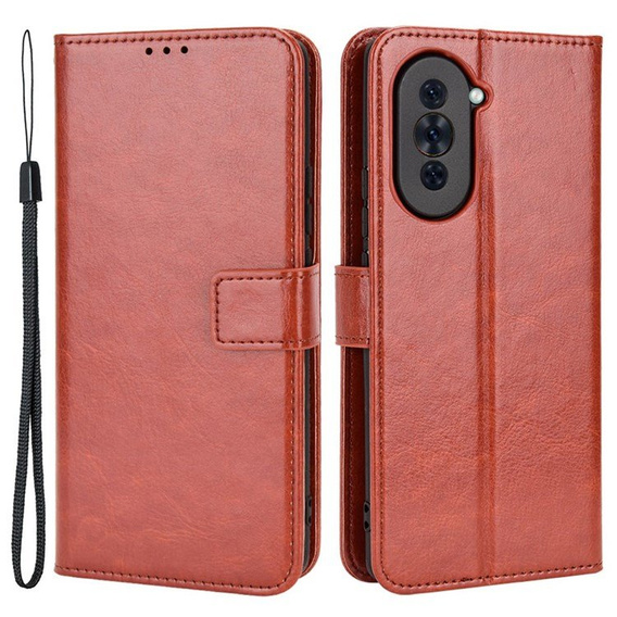 Etui Wallet do Huawei Nova 10 4G, Brown