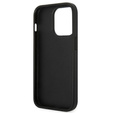 Etui Karl Lagerfeld do iPhone 14 Pro, Saffiano Karl's Head Patch, srebrne