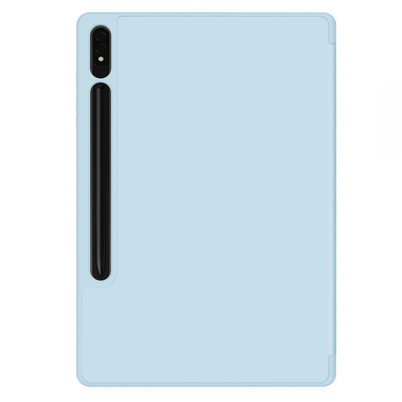 Etui do Samsung Galaxy Tab S10+ Plus, Smartcase z miejscem na rysik, niebieskie