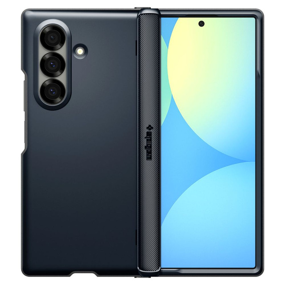 Spigen Slim Armor Pro Mag do Samsung Galaxy Z Fold7, z MagSafe – Metal Slate