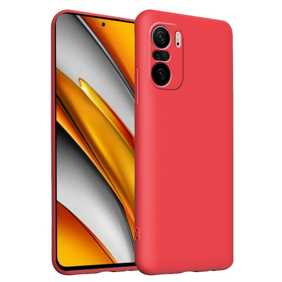 Etui do Xiaomi Mi 11i / POCO F3, Silicone Lite, czerwone