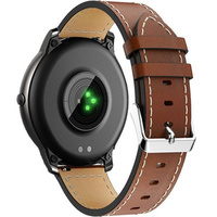 Skórzany Pasek do Huawei Watch 4 Pro, Brązowy