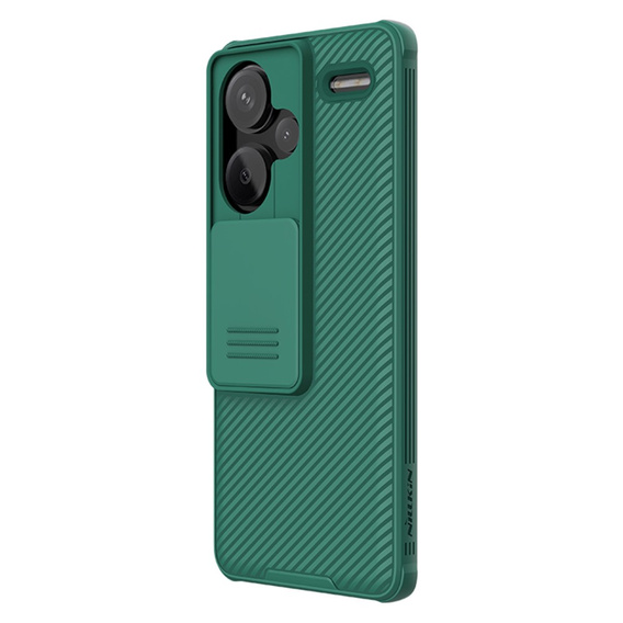 Etui do Xiaomi Redmi Note 13 Pro+, pancerne Nillkin, CamShield Pro, zielone