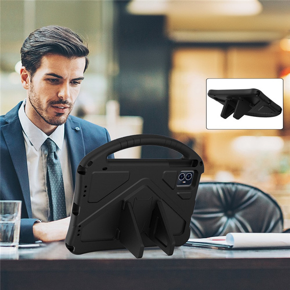 Etui do T Tablet 2 5G, dziecięce, z uchwytem i podstawką, czarne