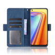 Etui z klapką do Realme 7, Card Slot, niebieskie