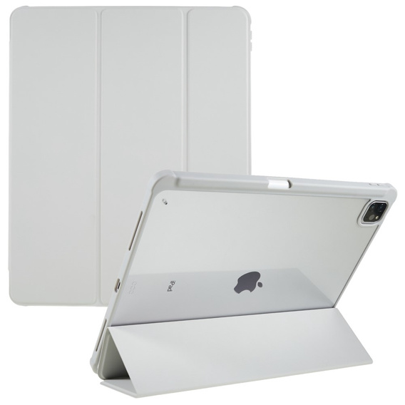 Etui do iPad Pro 12.9" 2022/2021/2020 (6/5/4 gen.), Smartcase Hybrid, z miejscem na rysik, szare