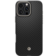 Etui Spigen do iPhone 16 Pro Max, Enzo Aramid MagSafe, carbon czarne + Szkło Hartowane 9H
