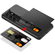 Etui do Samsung Galaxy S21 Ultra, Sliding Card Holder, czarne