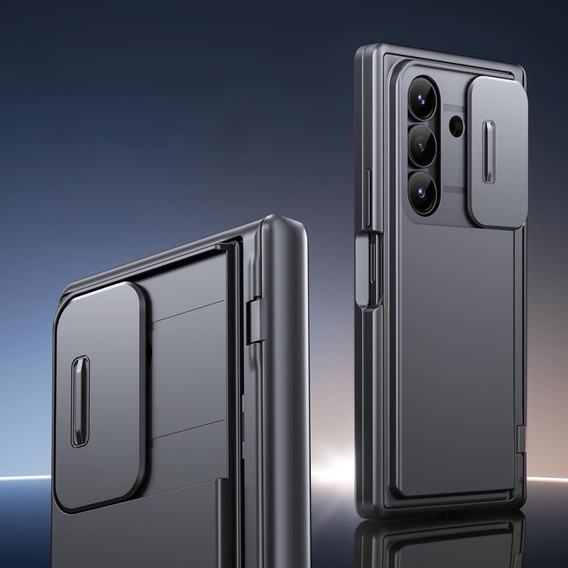 Etui do Samsung Galaxy Z Fold7, Tongate Wallet, czarne