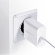 Forcell F-Energy TFK‑TC‑45WPD – Szybka ładowarka sieciowa USB-C 45 W QC4.0/PD - Biała