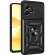Etui pancerne do Realme C51, CamShield Slide, czarne