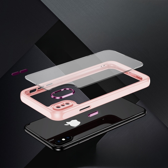 Etui do iPhone XS Max, ERBORD Impact Guard, różowe