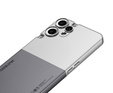 Etui do CMF Nothing Phone 2 Pro – kontrastowa obudowa z pełną ochroną - srebrne / szare