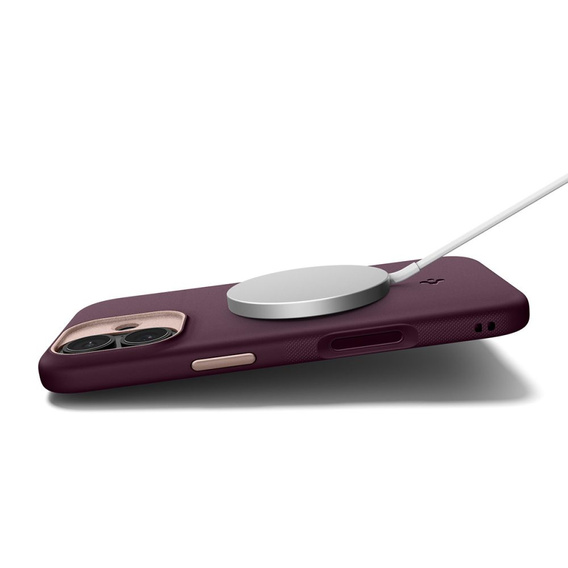 Etui Spigen do iPhone 17, Nano Pop Mag MagSafe, Burgundy Bean