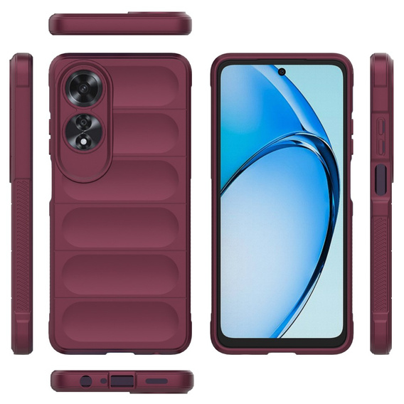 Etui do Oppo A60, Gaming Shockproof, bordowe