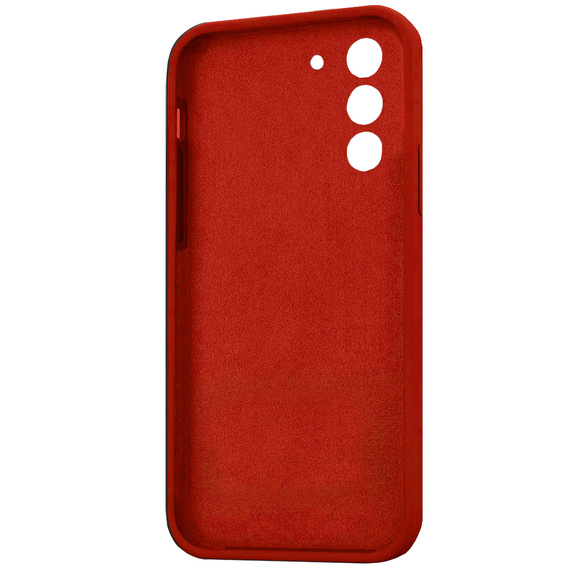 Etui do Samsung Galaxy S21 FE, Silicone Lite, czerwone