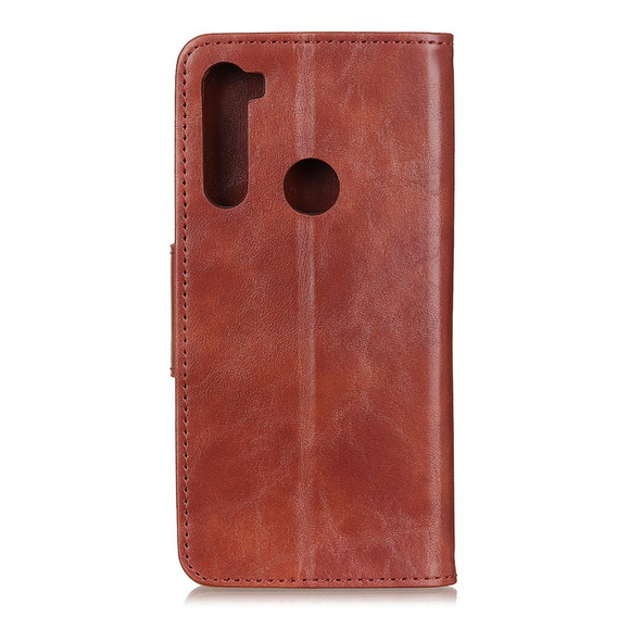 Skórzane Etui Wallet do Xiaomi Redmi Note 8 - Brown