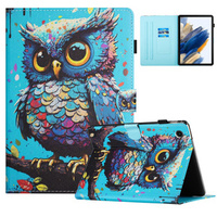 Etui do Lenovo Tab M10 Plus TB-X606F, z klapką, owl