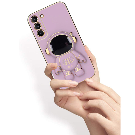 Etui do Samsung Galaxy S23, Astronaut, fioletowe