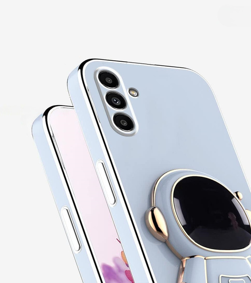 Etui do Samsung Galaxy A56 5G, Astronaut, niebieskie