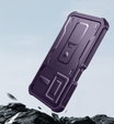 Etui pancerne do Samsung Galaxy A26 5G, Dexnor Kickstand Cam Protector, fioletowe