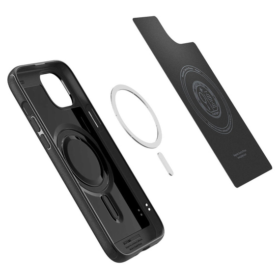 Etui Spigen do iPhone 15, Mag Armor MagSafe, Czarne