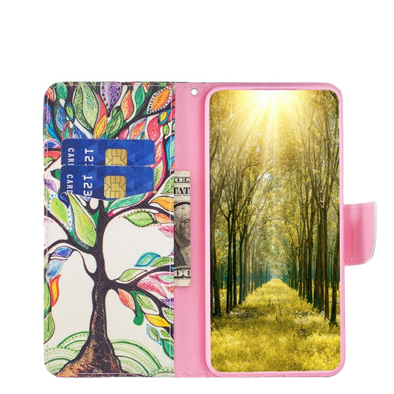 Etui z klapką do Xiaomi Redmi Note 13 Pro 5G, Wallet, Tree of Life