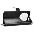 Etui z klapką do Honor Magic 8 Pro, Crazy Horse Wallet, czarne