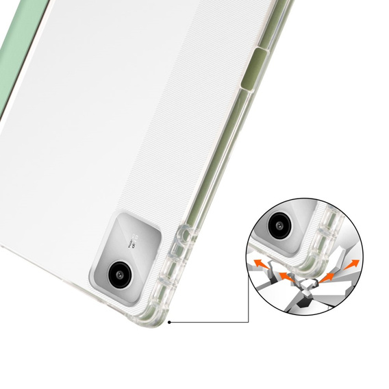 Etui do Lenovo Tab M11, Smartcase Hybrid, z miejscem na rysik, zielone