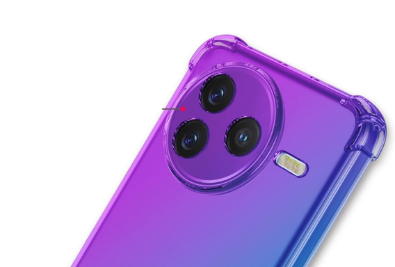 Etui Gradient Dropproof do Xiaomi Poco F7 Pro, Fioletowe / niebieskie
