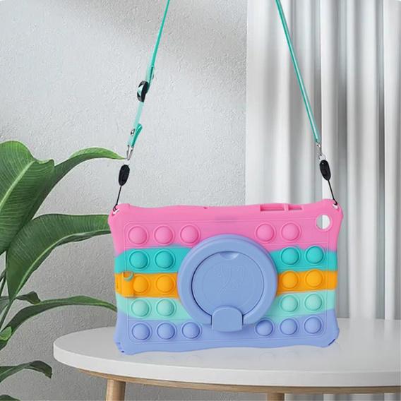 Etui dla dzieci do Samsung Galaxy Tab A9+, Bubble, wielokolorowe