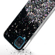 Etui do Samsung Galaxy A12 / M12 / A12 2021, Glittery, czarne