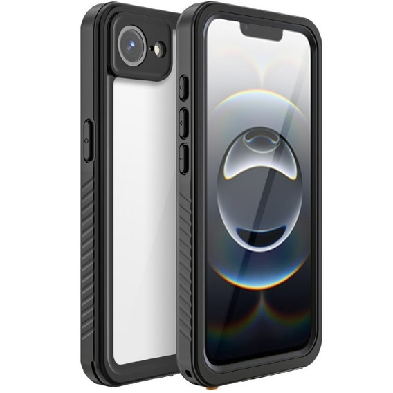 Etui Wodoodporne IP68 do iPhone 16E, Redpepper, czarne