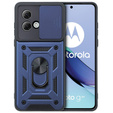 Etui pancerne do Motorola Moto G84 5G, CamShield Slide, niebieskie