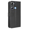 Etui z klapką do Infinix Hot 20i, Wallet Smart Magnet Case, czarne