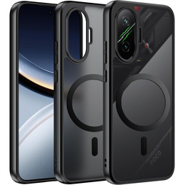 Etui do Xiaomi Poco F7 do MagSafe, ERBORD Matt Case - czarne