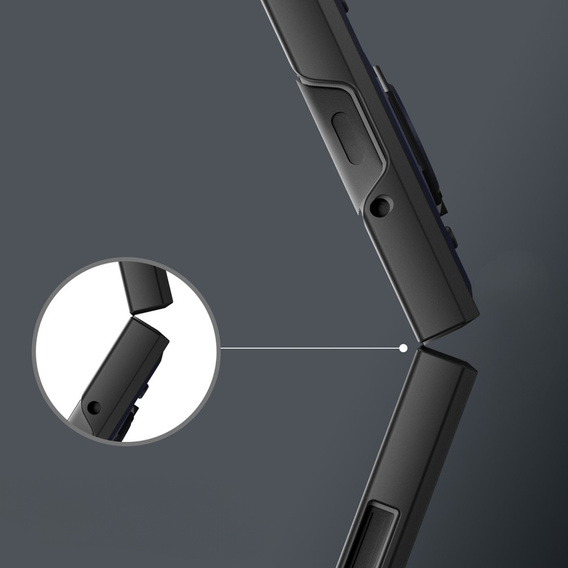 Etui pancerne do Samsung Galaxy Z Flip5 5G, Nox Case Ring, czarne